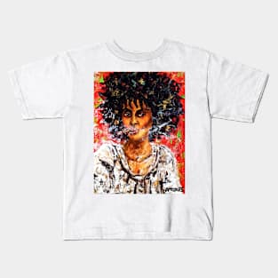 Smoking lady 186 Kids T-Shirt